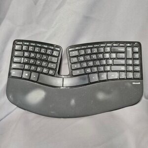 Microsoft Sculpt Ergonomic Keyboard Model 1559 Black Wireless Split No Dongle